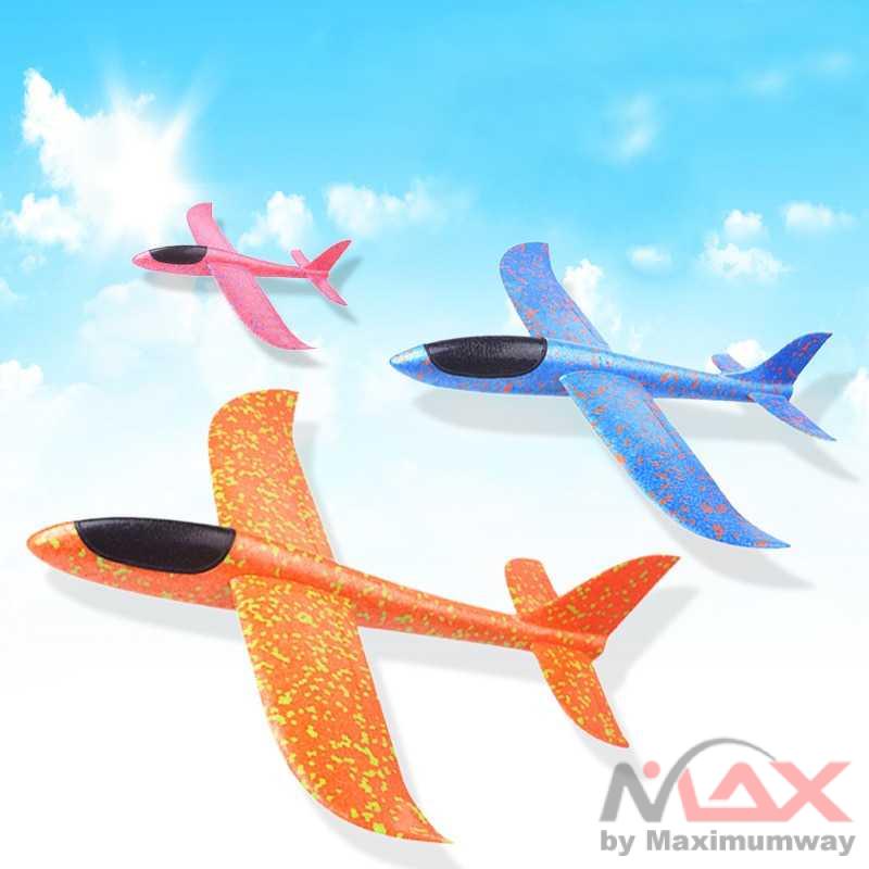 mainan kapal terbang pesawat glider lempar untuk olahraga anak GOROCK Mainan Pesawat DIY Hand Throw Foam Flying Glider - TY0310 38cm Hand Launch Throwing Foam Plane EPP Airplane Model Glider Plane Aircraft Model Outdoor DIY Educational Toy For Children