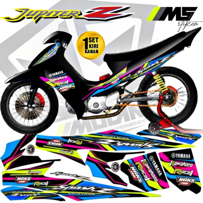 Decal Sticker Striping Variasi Jupiter Z Burhan 2004-2009 & Jupiter Lama 2001-2004 | Spark Z - Spark