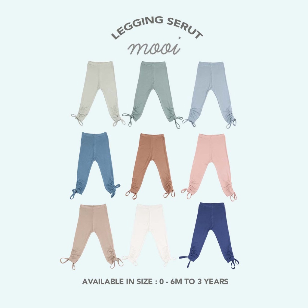 PROMO 7.7 PROMO BAJU LEBARAN MURAH Mooi Baby Legging LEGGING SERUT LEGGING BAYI COTTON PREMIUM 0 - 3 tahun