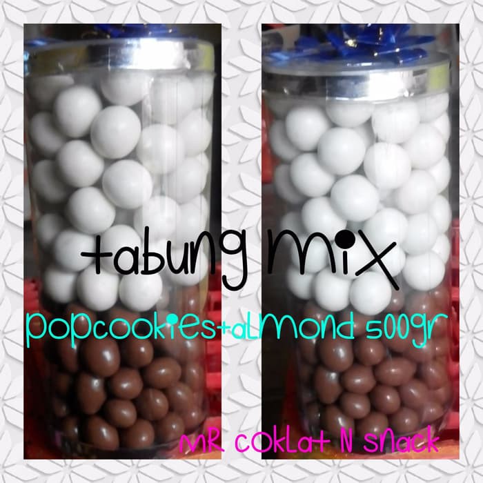 

Cokelat Parcel Tabung- Coklat MIx Scandia Popcookies+Almond