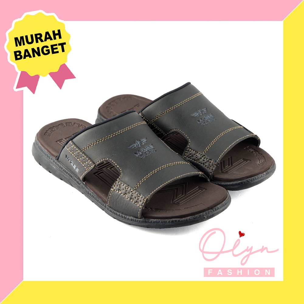 Sandal Pria/Sandal Cowok M-Gee RETRO - Hitam
