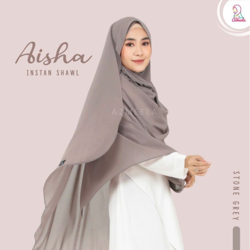 𝐀𝐙𝐌𝐄𝐄𝐋𝐀 - Hijab Pashmina Instan | Aisha Instan Shawl