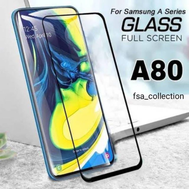 Tempered Glass Samsung Galaxy A80 Full Cover Protector Quality