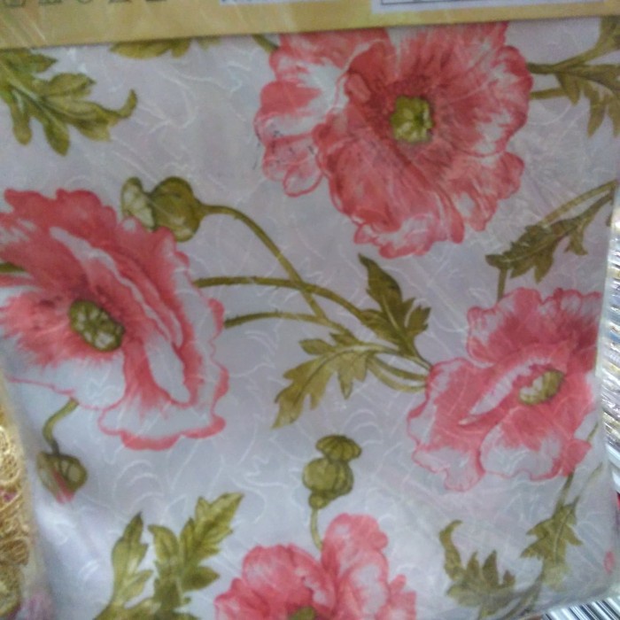 Taplak Meja Makan - Taplak Meja Makan Oval 6 Kursi Polyester