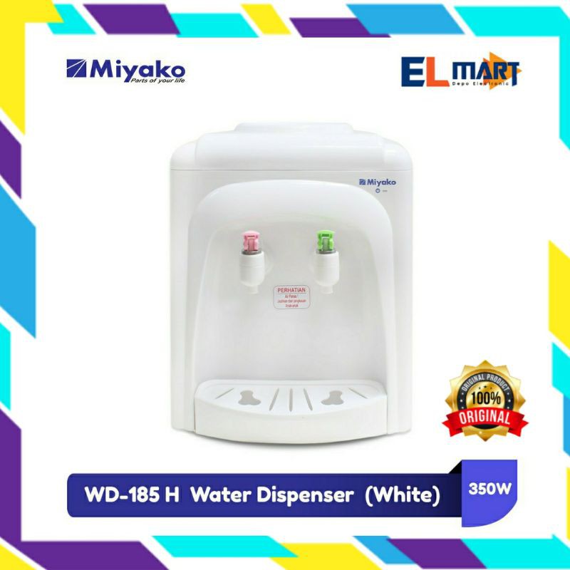 Miyako dispenser galon panas &amp; normal WD185H / water dispenser hot &amp; cool WD 185 H / 185H