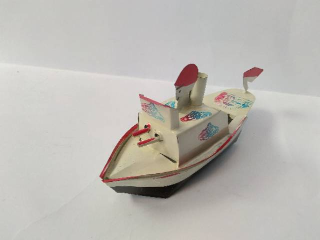 (BISA COD) MAINAN TRADISIONAL KAPAL OTOK-OTOK 15 x 6 x 6 cm - MAINAN EDUKASI ANAK DAN MINIATUR MURAH