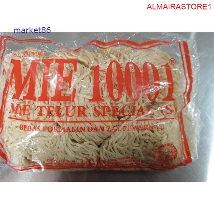 

Mie Telur Mentah 10001 TANPA FORMALIN DAN PEWARNA Isi 5 Pcs - WFB .