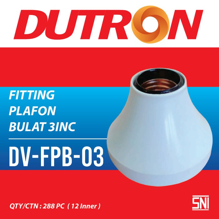 Fiting Lampu, Fiting Plapon Dutron DV FPB-03