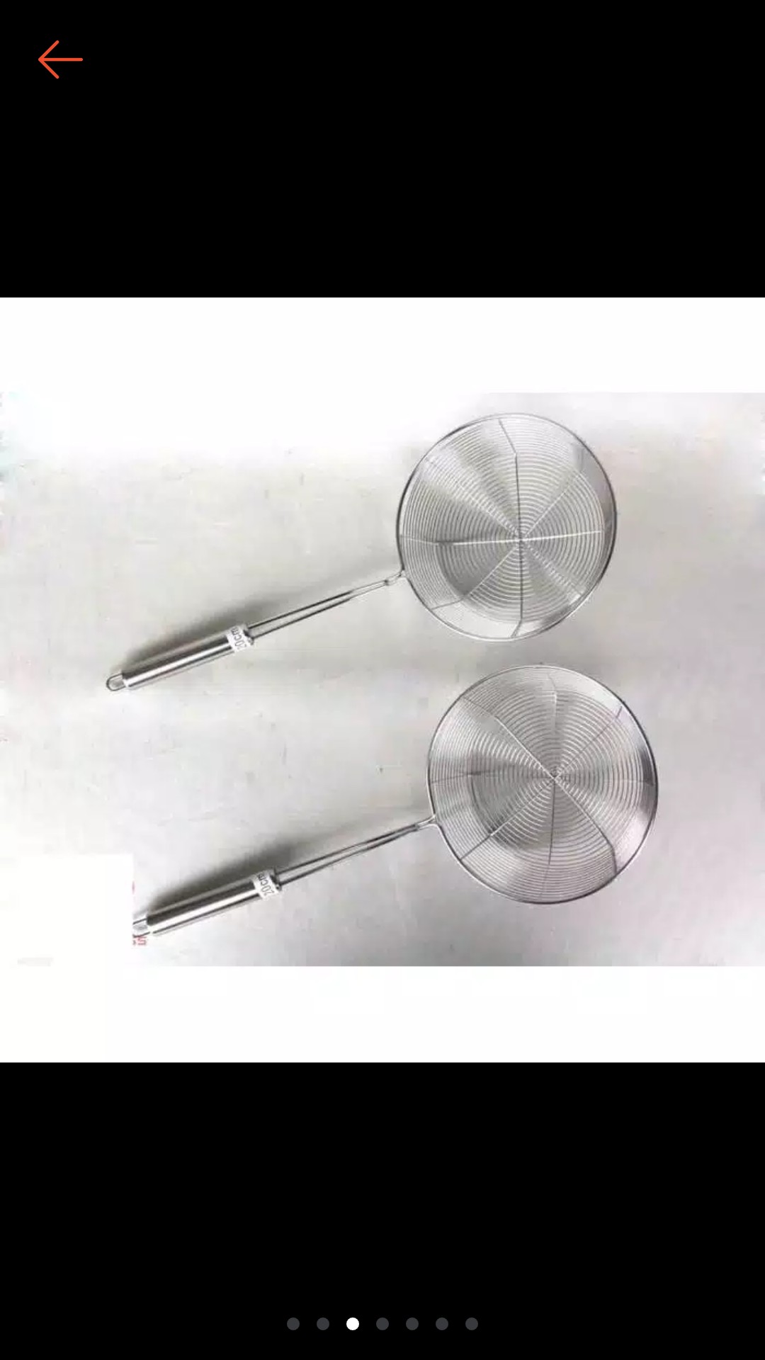 Serok Mangkok Gagang Stainless Tebal Untuk Gorengan Kentang Bagus Murah Berkualitas Antikarat