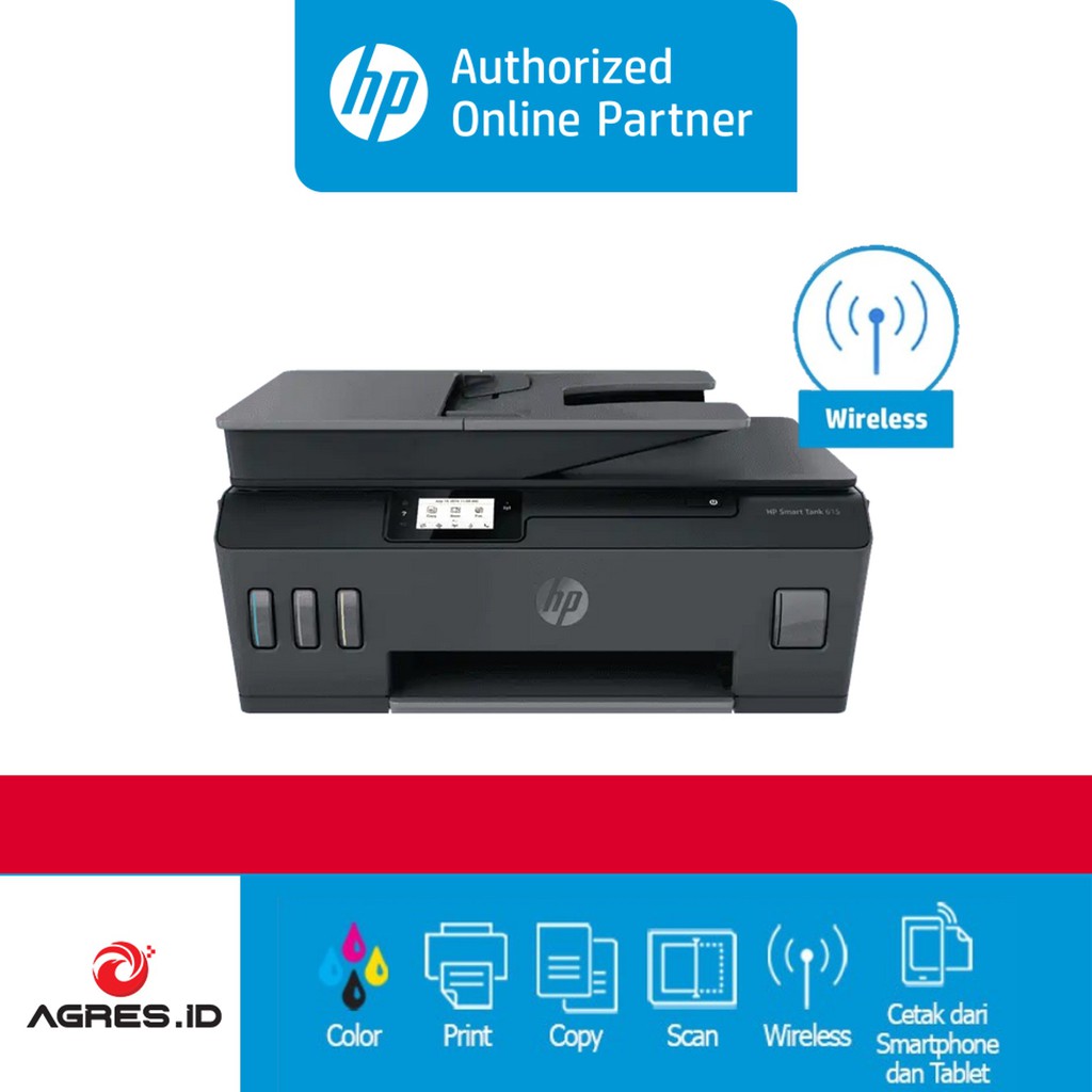 HP PRINTER SMART TANK 615 WIRELESS
