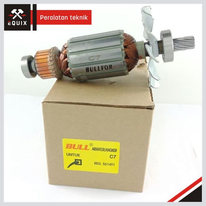 ANGKER BULL ARMATURE C7 FOR MESIN BELAH CIRCULAR SAW HITACHI C7