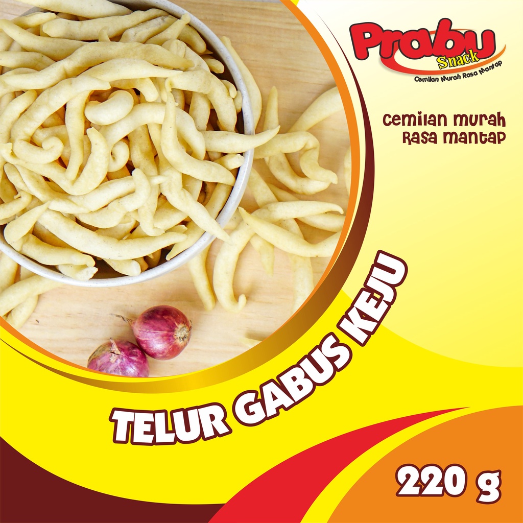 

Prabu Snack Telur Gabus Keju - 220 gr