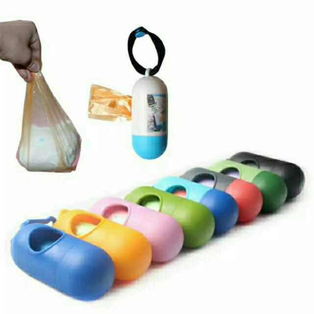 LZ.F2 Plastik popok traveling. Poop bag Baby diaper dispenser. box plastik sampah