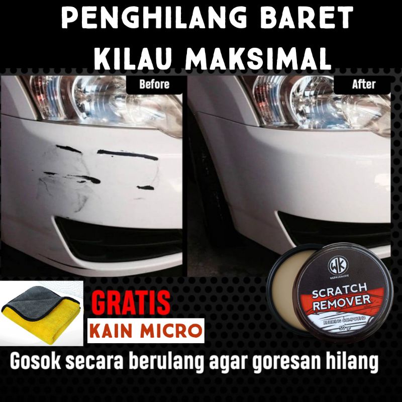 Penghilang baret mobil dan motor ampuh kinclong