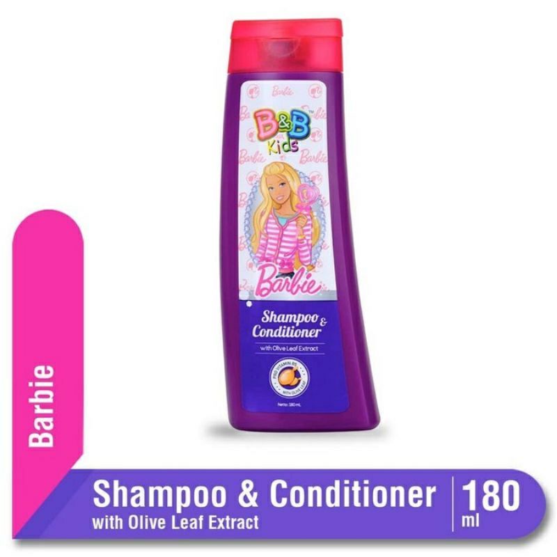 B&B Kids Barbie Shampoo and Conditioner