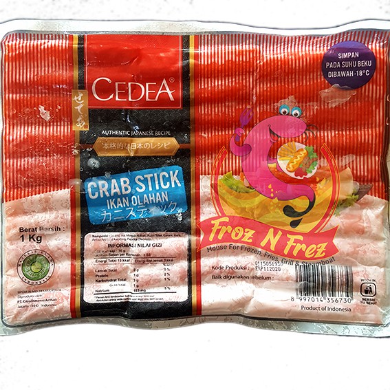 

CEDEA Crab Stick 1000 Gram (66 Pcs)