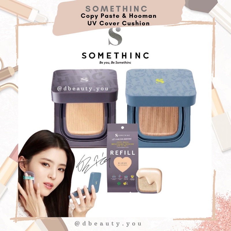 SOMETHINC Copy Paste Breathable Mesh Cushion/ Hooman UV Cover Cushion /  cushion somethinc PERLE NIN