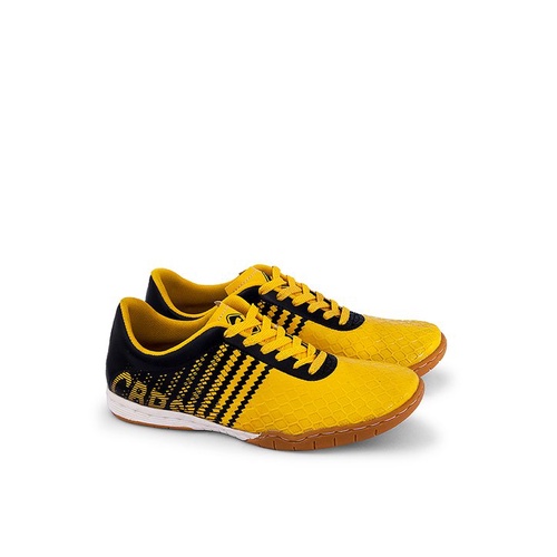 SEPATU FUTSAL PRIA CBR SIX 722 SHOES SPORT ORIGINAL WARNA KUNING