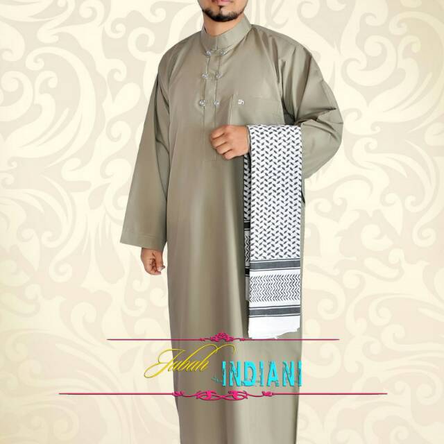 Al-Ham Jubah Reguler Dewasa Pria Merk Al-Ham Model Indiani