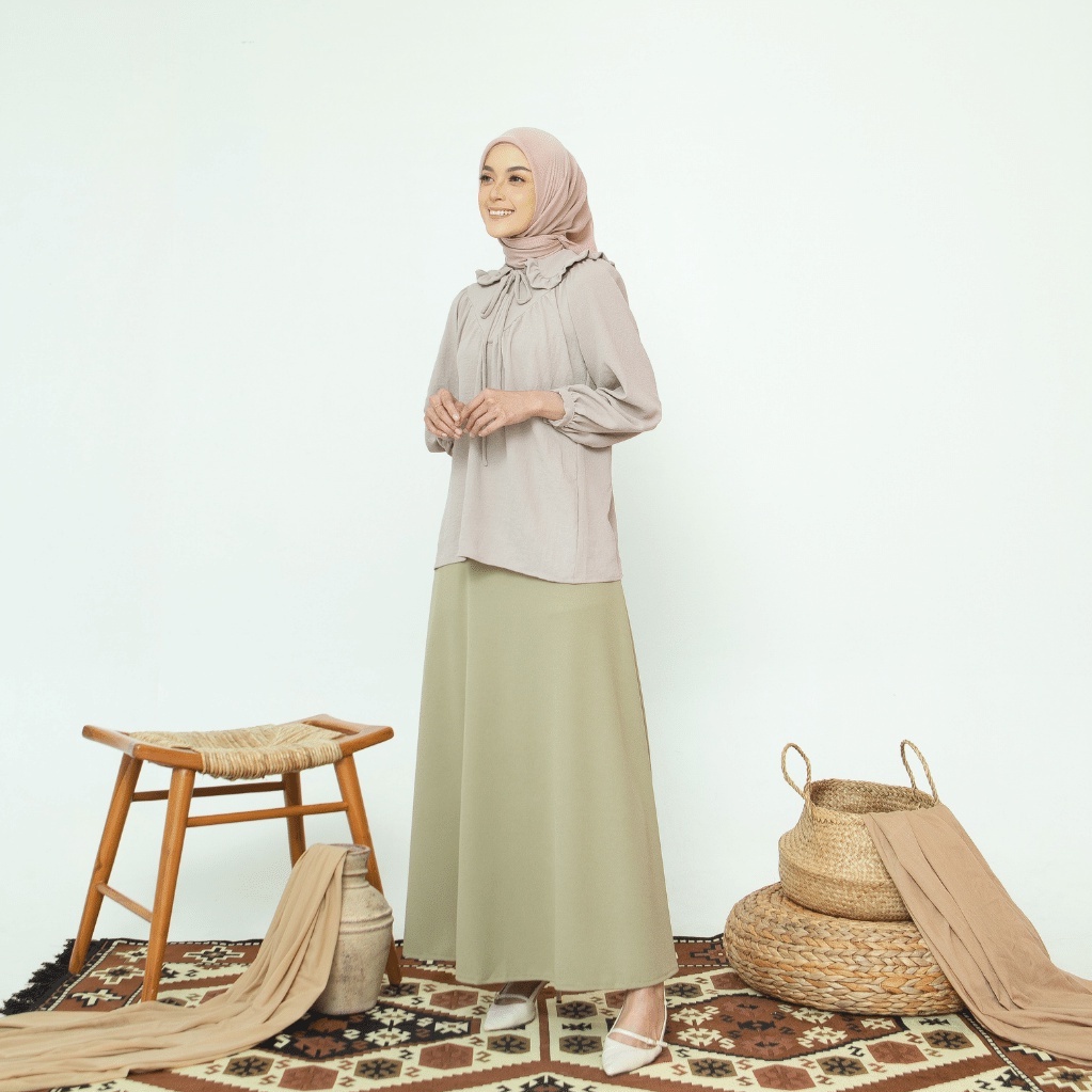 ALEA ROK SKIRT KNIT - A Line / Bawahan / Rok Wanita By Umnawear-Stone