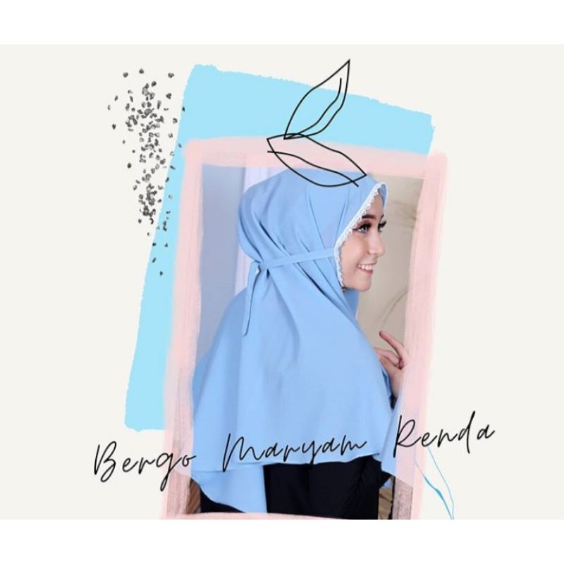 Bergo renda/instan simple-2