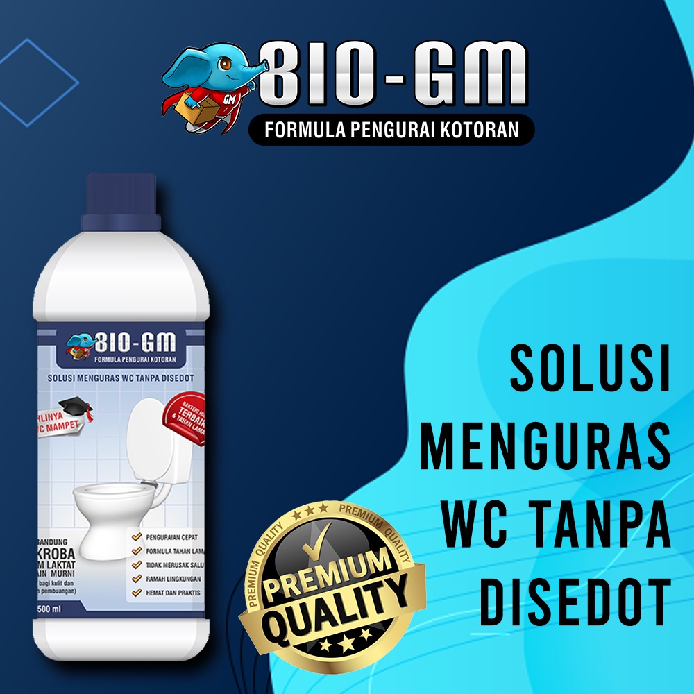 OBAT SEPTIC TANK PENUH/ wc LUBER - BIO GM tanpa sedot