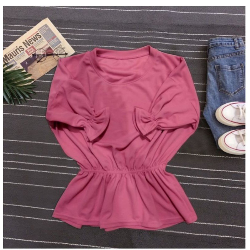 BLOUSE SHEVII TOP/LENGAN PENDEK KARET