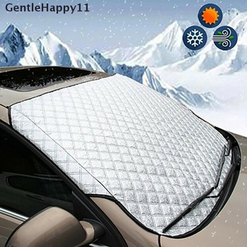 Gentlehappy Penutup Salju Kaca Depan Mobil Winter Ice Frost Guard Pelindung Kerai