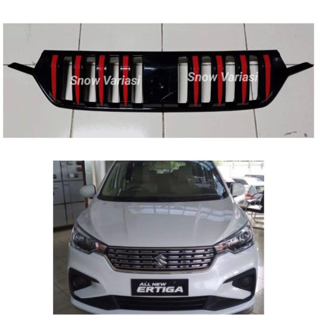 Grill Bumper Depan All New Ertiga 2018 2021 2022 2023 Appolo Hitam