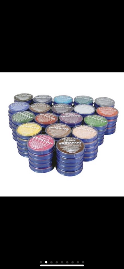

Snazaroo face painting 18 gram water base