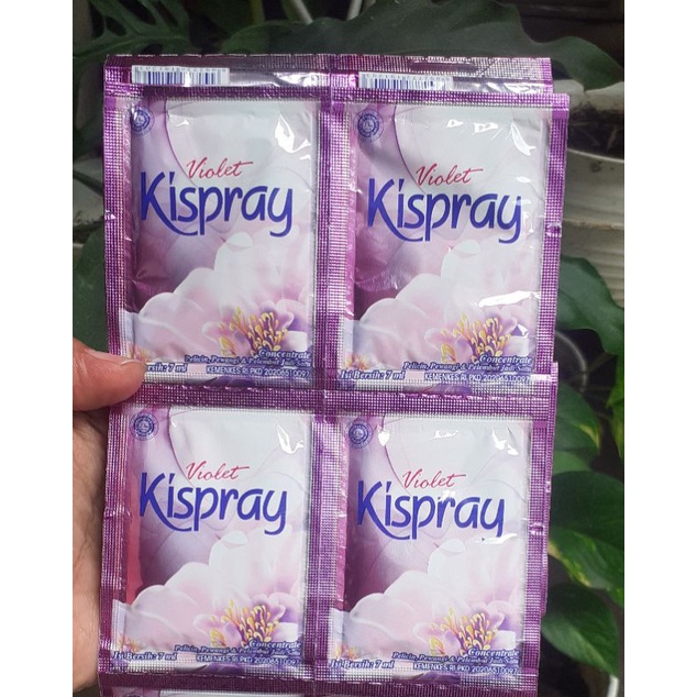 kispray sachet,kispray violet,kispray ungu renceng(7ml×24sachet)