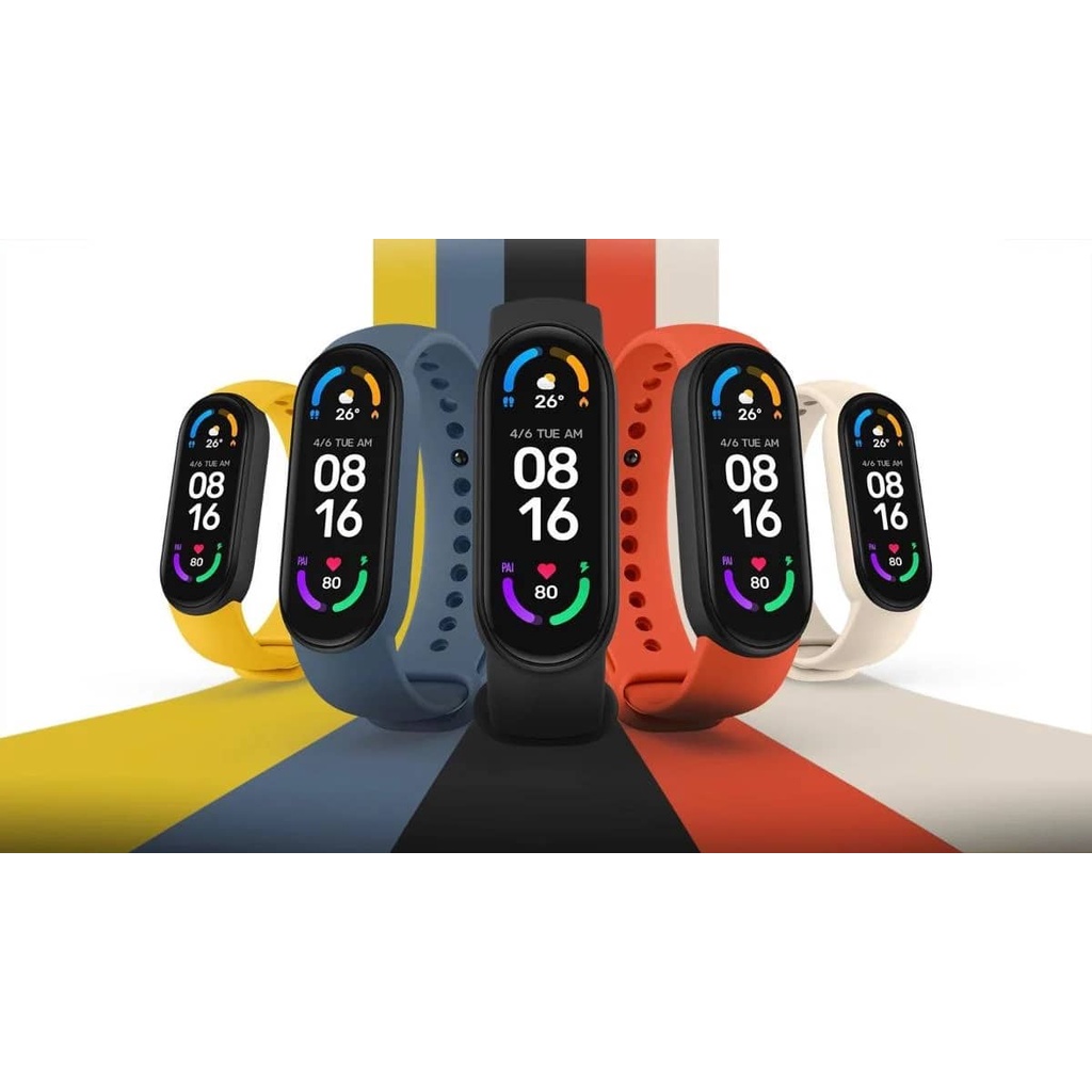 Xiaomi Mi Band 6 AMOLED Smart Band SpO2 Blood Oxygen Garansi Resmi TAM