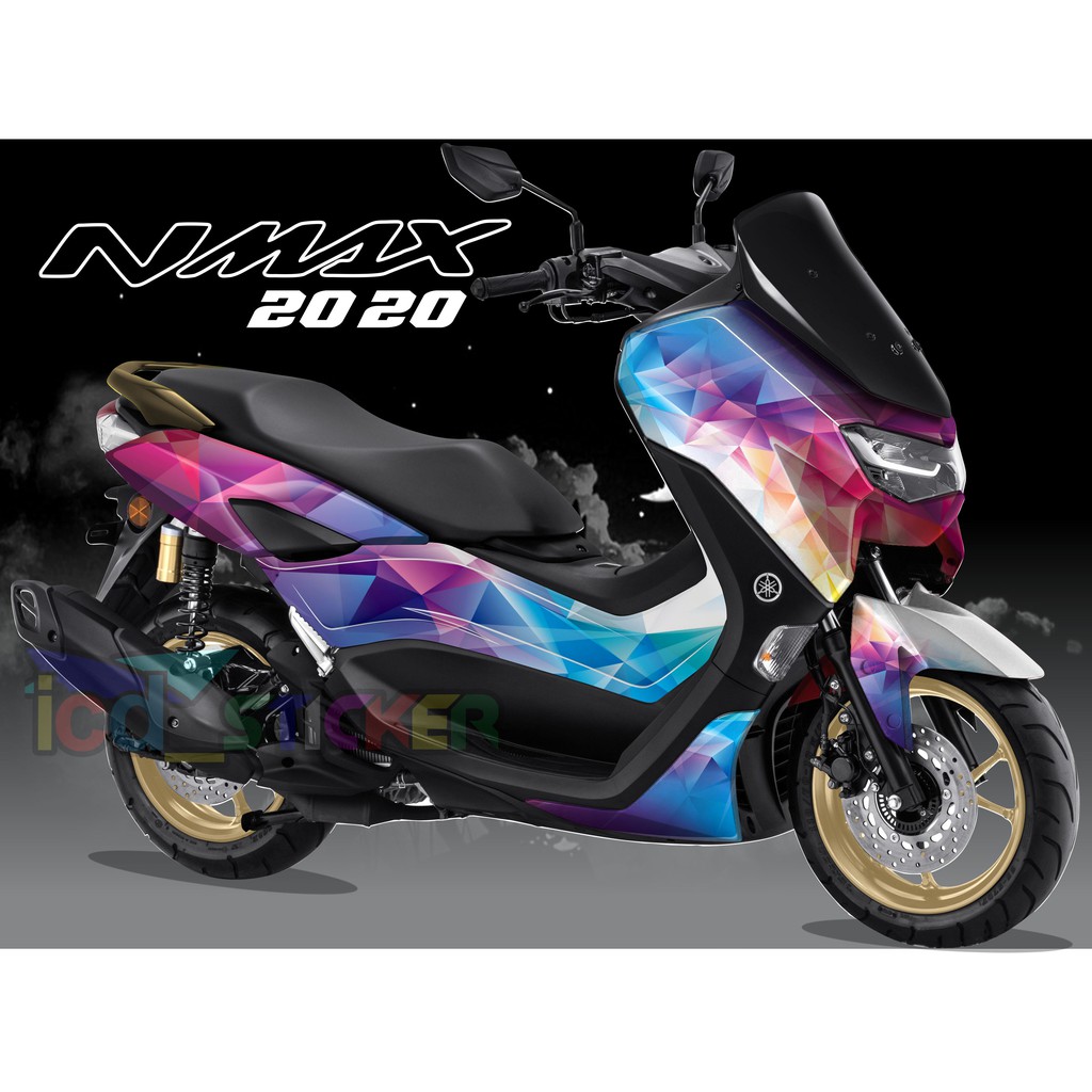 decal nmax new 2021 grafis white