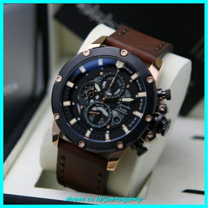 Alexandre Christie Pria AC 6564 AC6564 Jam Tangan Alexander Cristie Pria Alexander Christie