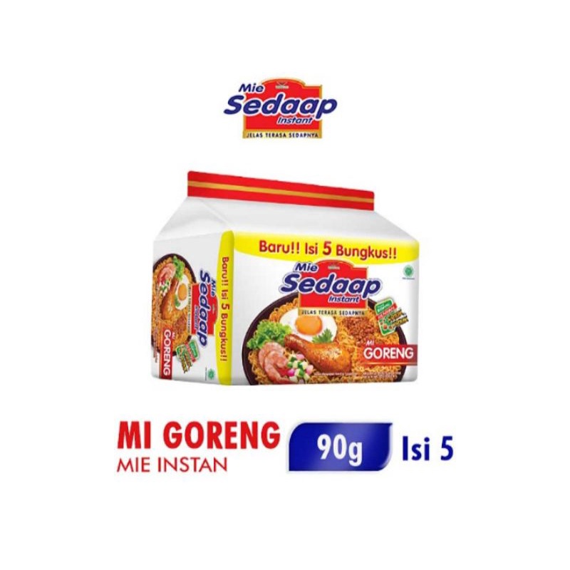 

Sedaap Mie Instant Goreng 5 x 90 g