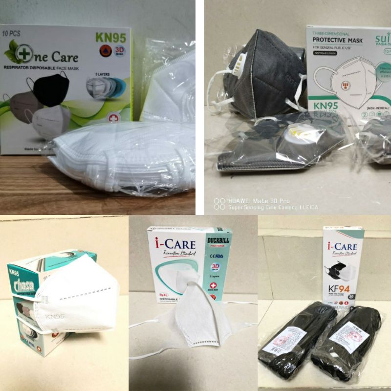 HARGA SATUAN MASKER KN95, MASKER DUCKBILL DAN MASKER KF94 READY