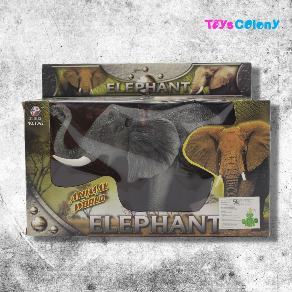 Gajah Berjalan Mainan Gajah Robot Animal World Elephant 1042