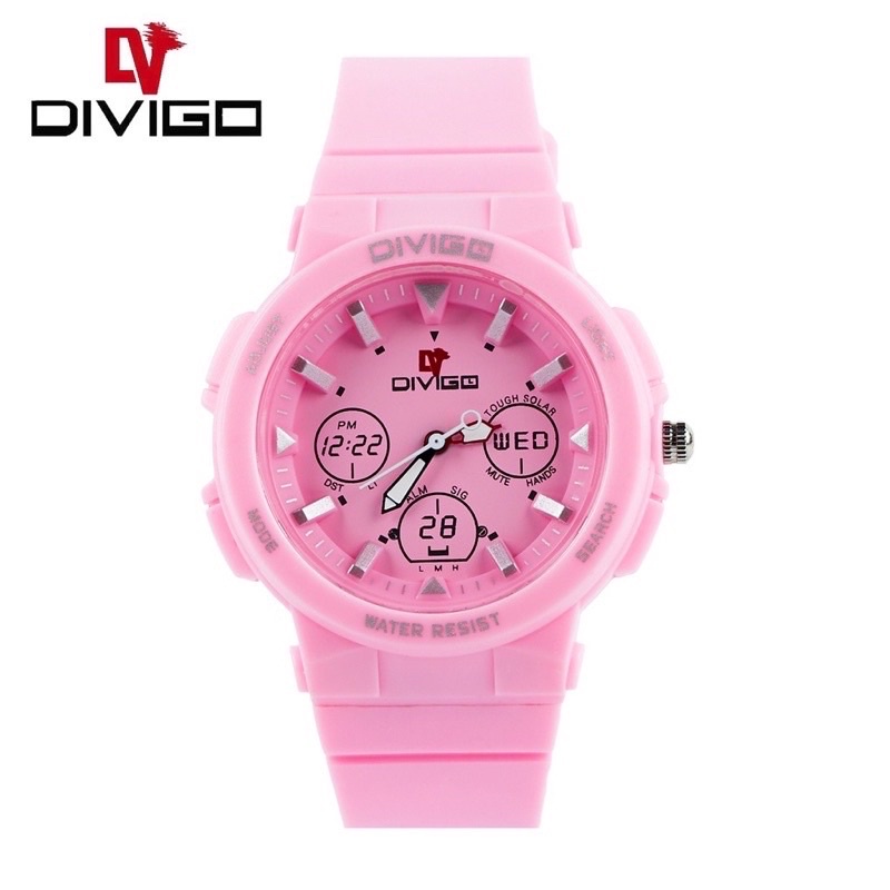 Jam Tangan Fashion Pria/Wanita Anti Air DIVIGO Warna D-12