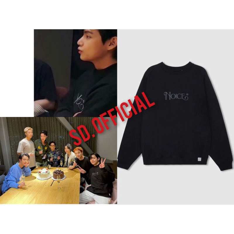 Sweater Basic Bangtan KIM Taehyung Noice ® Sablon Silver