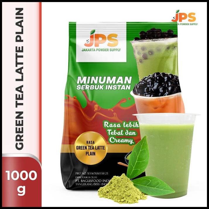 

Bubuk Minuman Green Tea Plain Powder Jps Tanpa Gula
