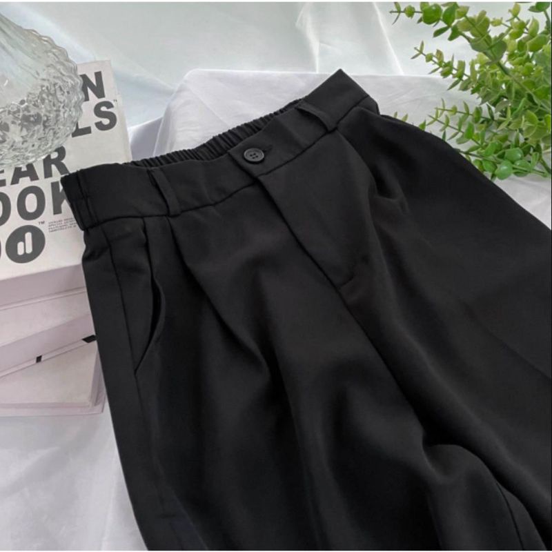 CELANA KULOT ANTI KUSUT - LOOSE PANTS TROUSER- CELANA KERJA WANITA - CELANA KANTOR WANITA