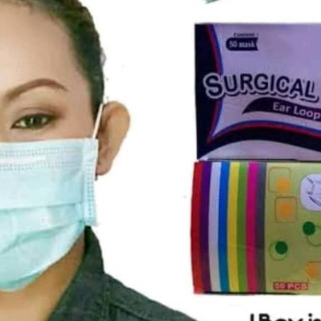 MASKER  facemask isi 50 pcs 3 ply