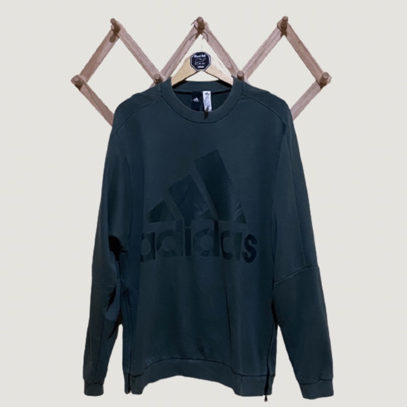 Crewneck / Sweater / Jaket Adidas Big Logo Side Zipper Second Original