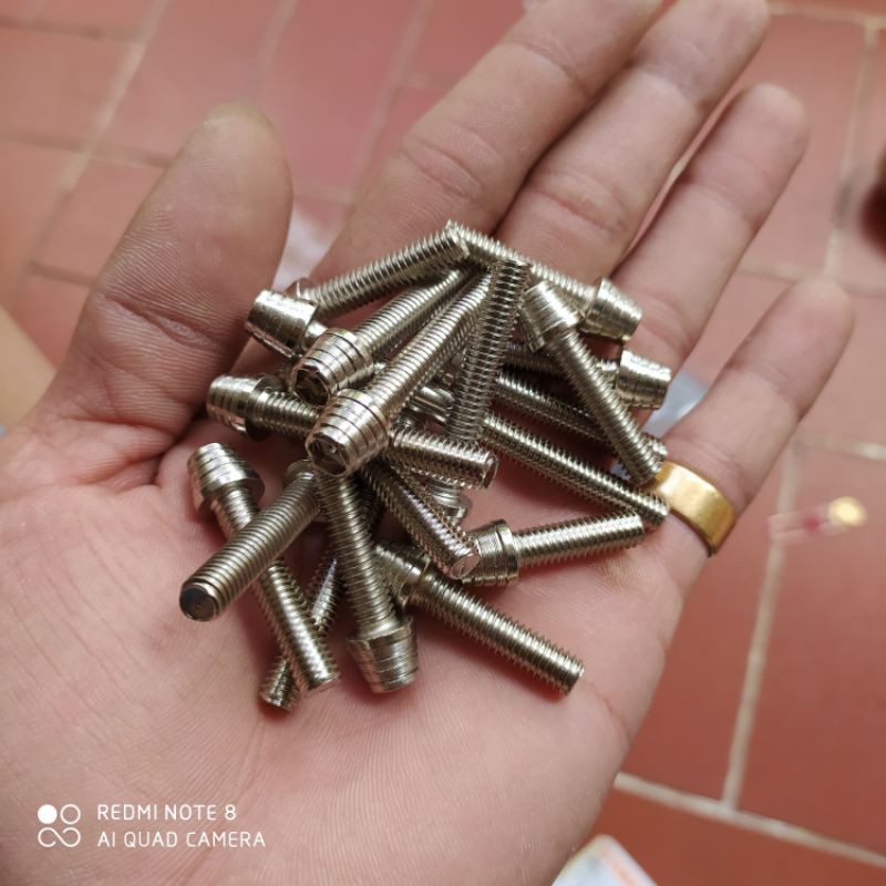 Jual BAUT PROBOLT BLOK MESIN RX KING CROME MODEL KRUCUT 17 PCS | Shopee