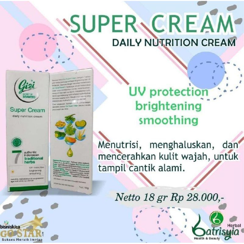 [original] GIZI SUPER CREAM DAYLI NUTRITION