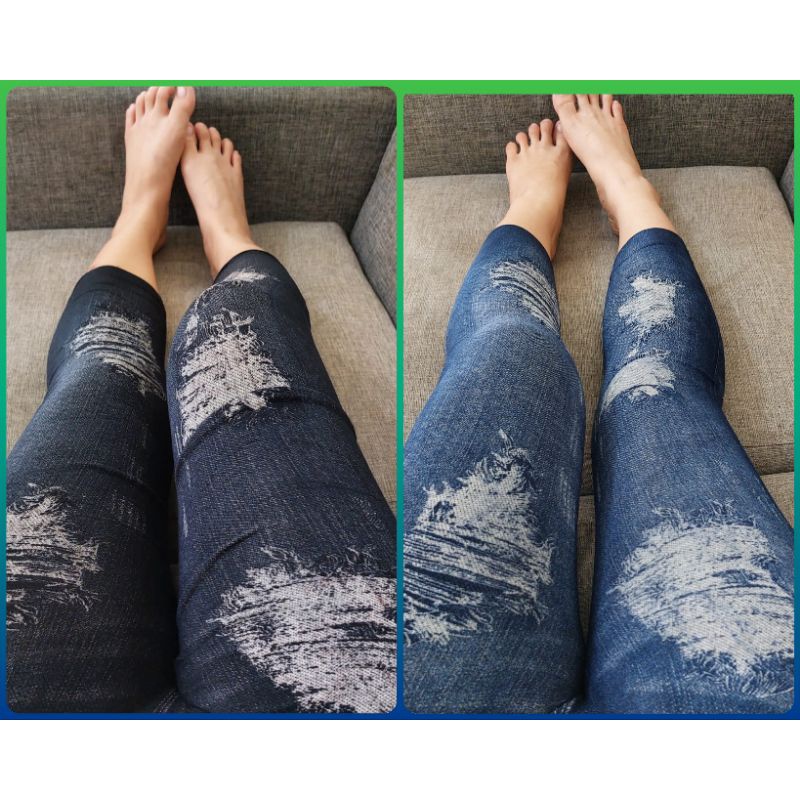 NEW LEGGING IMPORT MOTIF JEANS 7/8/LEGGING MURAH