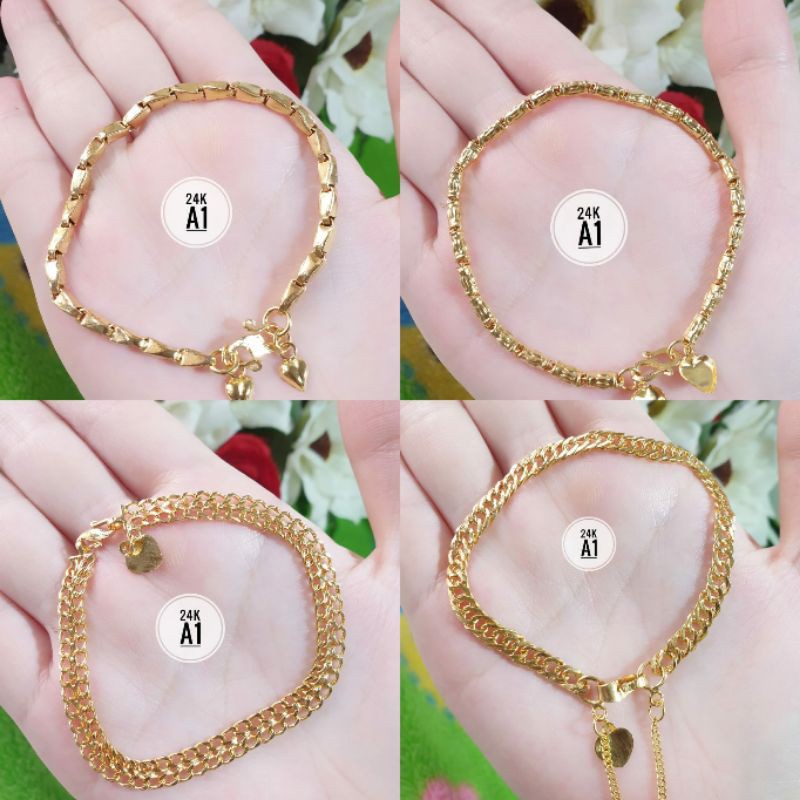 Gelang Lapis 24k Rantai Tebal N25012005