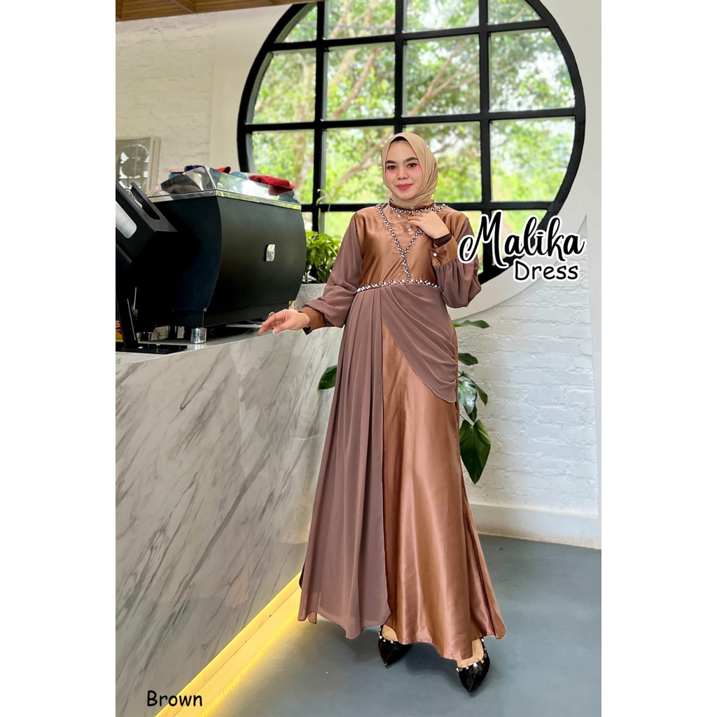 GAMIS PESTA MALIKA BUSANA MUSLIMAH NIKAHAN