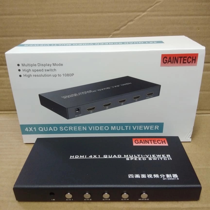 Gaintech HDMI QUAD Multi Viewer 4x1