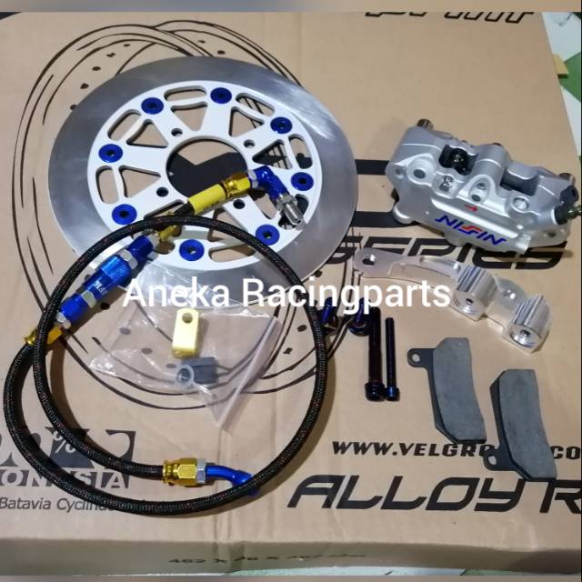 Paket kaliper monoblok disk 220 mm mio beat vario scoopy